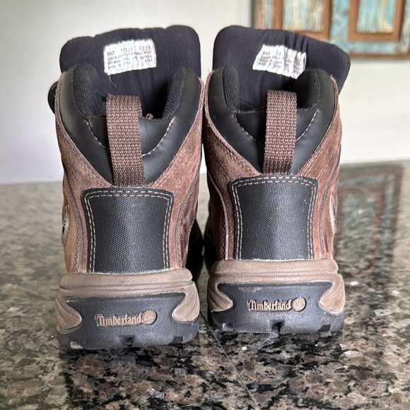 Timberland mid waterproof Brown and Black Rugged Outdoor Boots EUC 8 - Picture 7 of 14